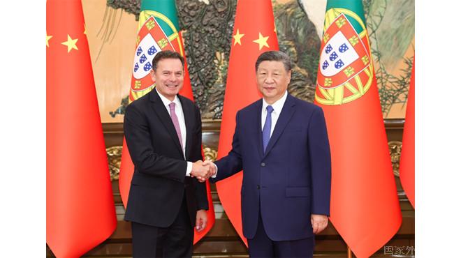 習近平會見葡萄牙總理蒙特內(nèi)格羅